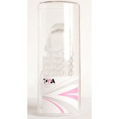 Гелевая прозрачная насадка с 2 отростками - 13 см. - Toyfa Basic - в Пушкино купить с доставкой