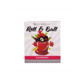 Стимулирующий презерватив-насадка Roll   Ball Raspberry - Sitabella - купить с доставкой в Пушкино