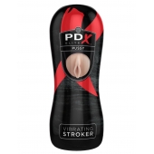 Мастурбатор-вагина Vibrating Pussy Stroker с вибрацией - Pipedream - в Пушкино купить с доставкой