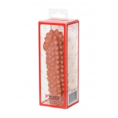 Телесная насадка на фаллос с бугорками KOKOS Extreme Sleeve 10 - 15,8 см. - KOKOS - в Пушкино купить с доставкой