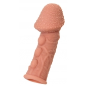 Насадка на фаллос с пузыриками, венками и ребристостью KOKOS Extreme Sleeve 09 - 12,7 см. - KOKOS - в Пушкино купить с доставкой