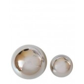 Серебристые вагинальные шарики Sexy Friend без шнурка - 1137