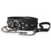 Широкий кожаный ошейник в готическом стиле - Sitabella - купить с доставкой в Пушкино