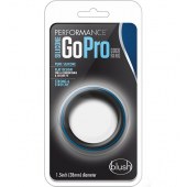 Черно-синее эрекционное кольцо Silicone Go Pro Cock Ring - Blush Novelties - в Пушкино купить с доставкой