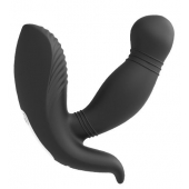 Черный вибромассажер простаты PROSTATE HERO - Dream Toys - в Пушкино купить с доставкой