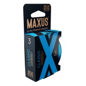 Классические презервативы в железном кейсе MAXUS Classic - 3 шт. - Maxus - купить с доставкой в Пушкино