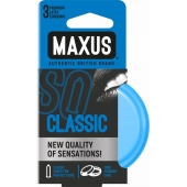 Классические презервативы в железном кейсе MAXUS Classic - 3 шт. - Maxus - купить с доставкой в Пушкино