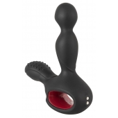Черный вибромассажер простаты с нагревом и ротацией Prostate Plug - 14,5 см. - Orion - в Пушкино купить с доставкой