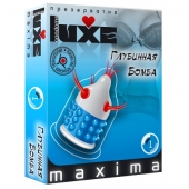 Презерватив LUXE Maxima  Глубинная бомба  - 1 шт. - Luxe - купить с доставкой в Пушкино