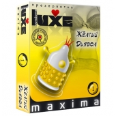 Презерватив LUXE Maxima  Желтый дьявол  - 1 шт. - Luxe - купить с доставкой в Пушкино