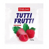 Пробник гель-смазки Tutti-frutti с малиновым вкусом - 4 гр. - Биоритм - купить с доставкой в Пушкино