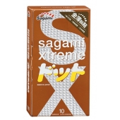 Презервативы Sagami Xtreme FEEL UP с точечной текстурой и линиями прилегания - 10 шт. - Sagami - купить с доставкой в Пушкино