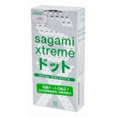 Презервативы Sagami Xtreme Type-E с точками - 10 шт. - Sagami - купить с доставкой в Пушкино