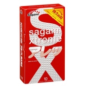 Утолщенные презервативы Sagami Xtreme Feel Long с точками - 10 шт. - Sagami - купить с доставкой в Пушкино