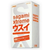 Ультратонкие презервативы Sagami Xtreme SUPERTHIN - 15 шт. - Sagami - купить с доставкой в Пушкино