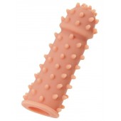 Телесная реалистичная насадка KOKOS Extreme Sleeve 03 с дополнительной стимуляцией - 12,7 см. - KOKOS - в Пушкино купить с доставкой