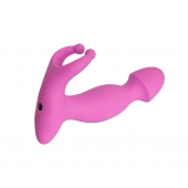 Розовый стимулятор простаты с усиками - 15 см. - 4sexdreaM - в Пушкино купить с доставкой