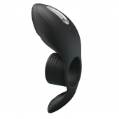 Черное кольцо на пенис с вибрацией Vibration Penis Sleeve - Baile - в Пушкино купить с доставкой