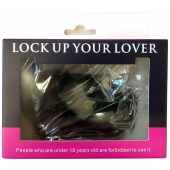 Черные меховые наручники Love с ключиками - Baile - купить с доставкой в Пушкино