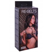 Черный поводок и чокер с кольцом Rada - Rebelts - купить с доставкой в Пушкино