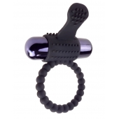 Черное эрекционное виброкольцо Vibrating Silicone Super Ring - Pipedream - в Пушкино купить с доставкой