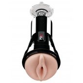 Телесный вибромастурбатор-вагина Cock Compressor Vibrating Stroker - Pipedream - в Пушкино купить с доставкой