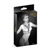 Черная упряжь на грудь Laura - Bijoux Pour Toi - купить с доставкой в Пушкино