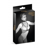 Черная упряжь на грудь Julia - Bijoux Pour Toi - купить с доставкой в Пушкино