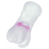 Прозрачный реалистичный мастурбатор Juicy Pussy Crystal Rose - ToyFa - в Пушкино купить с доставкой
