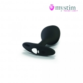 Черная пробка Mystim Rocking Vibe S с возможностью подключения к электростимулятору - 9,7 см. - MyStim - купить с доставкой в Пушкино