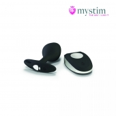 Черная пробка Mystim Rocking Vibe S с возможностью подключения к электростимулятору - 9,7 см. - MyStim - купить с доставкой в Пушкино