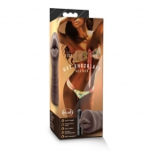 Коричневый мастурбатор-ротик Heather - Blush Novelties - в Пушкино купить с доставкой