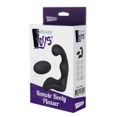 Черный вибромассажер простаты REMOTE BOOTY PLEASER - Dream Toys - в Пушкино купить с доставкой