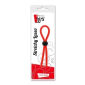 Красное эрекционное лассо с одной бусинкой-утяжкой STRETCHY THICK LASSO - Dream Toys - в Пушкино купить с доставкой