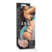 Телесный мастурбатор-ротик Angie - Blush Novelties - в Пушкино купить с доставкой