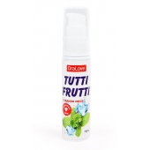 Гель-смазка Tutti-frutti со вкусом сладкой мяты - 30 гр. - Биоритм - купить с доставкой в Пушкино
