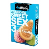 Презервативы для орального секса DOMINO Sweet Sex с ароматом мороженого - 3 шт. - Domino - купить с доставкой в Пушкино