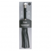 Черная плеть Easytoys Flogger With Metal Grip - 38 см. - Easy toys - купить с доставкой в Пушкино