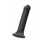 Черный фаллос на присоске Silicone Bendable Dildo XL - 20 см. - Strap-on-me - купить с доставкой в Пушкино