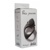 Черное эрекционное виброкольцо Pure Passion Midnight - Lola Games - в Пушкино купить с доставкой