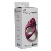 Бордовое эрекционное виброкольцо Pure Passion Midnight - Lola Games - в Пушкино купить с доставкой