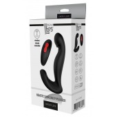 Черный вибромассажер простаты SWIRLING P-PLEASER - Dream Toys - в Пушкино купить с доставкой