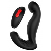 Черный вибромассажер простаты SWIRLING P-PLEASER - Dream Toys - в Пушкино купить с доставкой