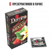 Ароматизированные презервативы DOMINO  Ароматный микс  - 6 шт. - Domino - купить с доставкой в Пушкино