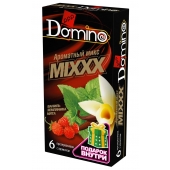 Ароматизированные презервативы DOMINO  Ароматный микс  - 6 шт. - Domino - купить с доставкой в Пушкино