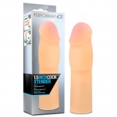 Телесная насадка-удлинитель на пенис PERFORMANCE 1.5INCH COCK XTENDER - 16 см. - Blush Novelties - в Пушкино купить с доставкой