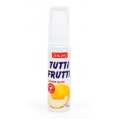 Гель-смазка Tutti-frutti со вкусом сочной дыни - 30 гр. - Биоритм - купить с доставкой в Пушкино