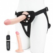 Регулируемые трусики с 2 насадками - 16 и 15 см. - Lux Fetish - купить с доставкой в Пушкино