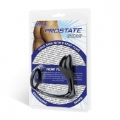 Стимулятор простаты с фиксацией эрекционным кольцом Prostate Gear - BlueLine - в Пушкино купить с доставкой