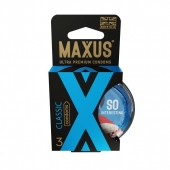 Классические презервативы в пластиковом кейсе MAXUS Classic - 3 шт. - Maxus - купить с доставкой в Пушкино